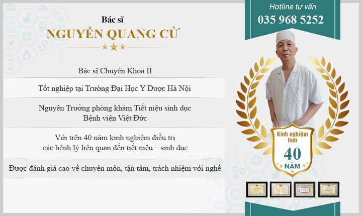 Bác sĩ Chuyên Khoa II Nguyễn Quang Cừ