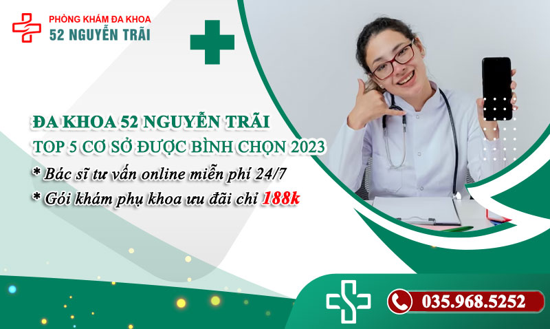 Dịch vụ tư vấn phụ khoa online tại phòng khám Đa khoa 52 Nguyễn Trãi